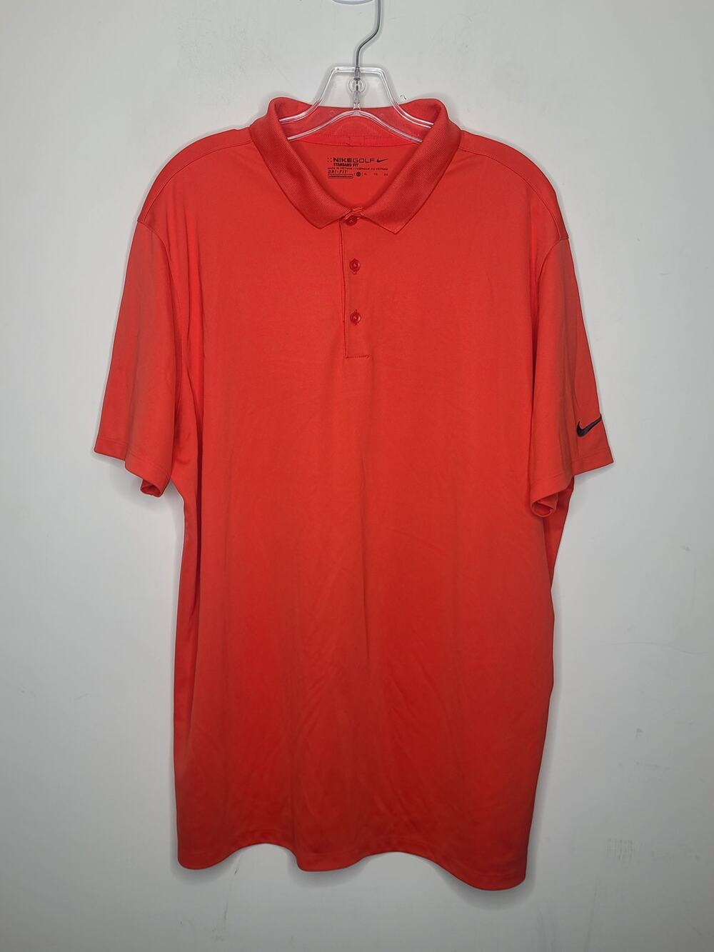 Nike Golf dri-fit short sleeve polo shirt - bright orange - XL Standard Fit